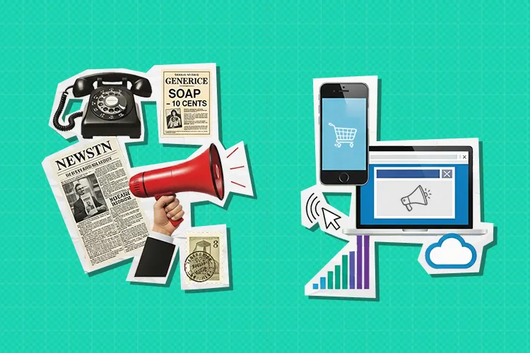 تفاوت مارکتینگ سنتی و دیجیتال در یک نگاه