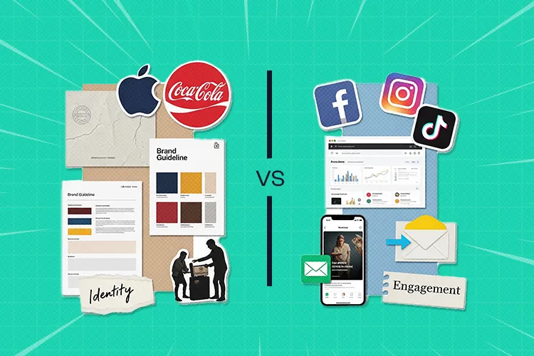 تفاوت‌های اساسی برندینگ و دیجیتال مارکتینگ
